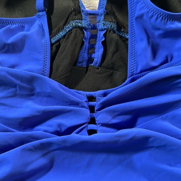 Profile by Gottex Women’s Royal Blue "TUTTI FRUTTI" Tankini Top Size 6 NEW - Picture 9 of 16